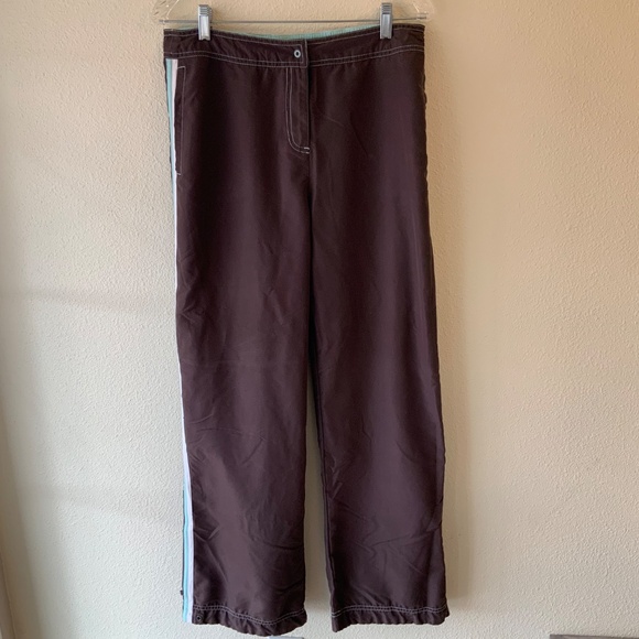 Green Tea Track Suit Brown and Aqua Size Large - Picture 3 of 16